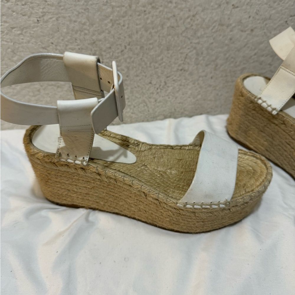 Vince Abby Leather Espadrille Sandal 7 M